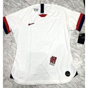 Nike VaporKnit USA 3 star National World Cup Soccer Jersey AH9647  Womens Large